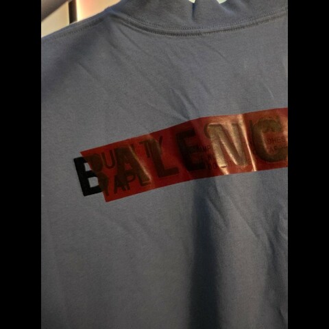 Balenciaga Taped Logo Tee (25SS)