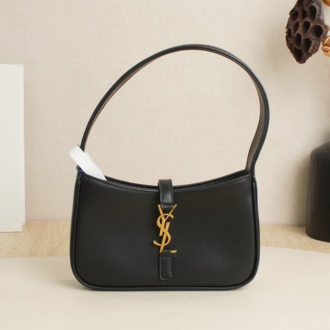 【VUINCA Vintage 價格僅供參考】SAINT LAURENT Hobo Mini 黑色 牛皮