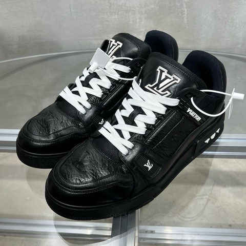 Louis Vuitton/路易威登 LV Trainer 黑武士 黑色藝術館 尺碼/UK9 /43碼