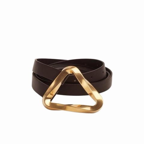Bottega Veneta 女士 徽標針扣皮帶M L碼4 CM