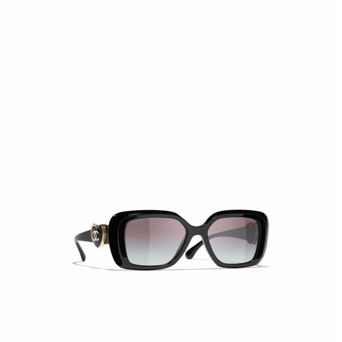 Chanel 女士 方形太陽鏡均碼碼鏡片直徑: 5.4cm