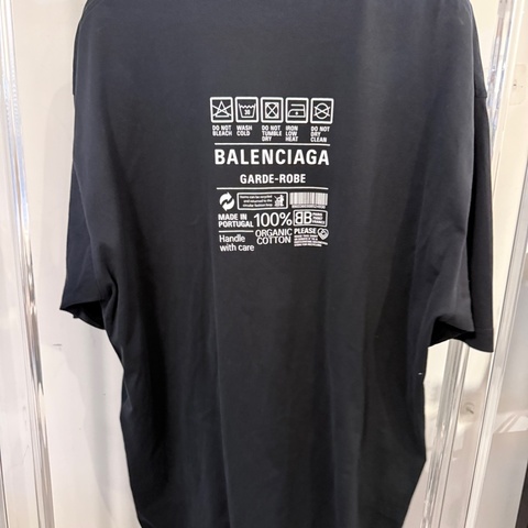 Balenciaga✨環保標籤短袖上衣T S碼