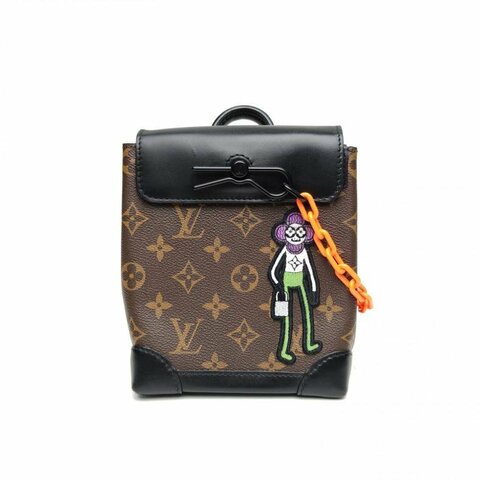 LOUIS VUITTON Steamer手袋Nano15老花2021稻草人肩背包