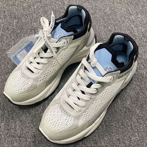 LOUIS VUITTON/路易威登 Run 55 厚底系帶運動休閒鞋  尺碼：35.5