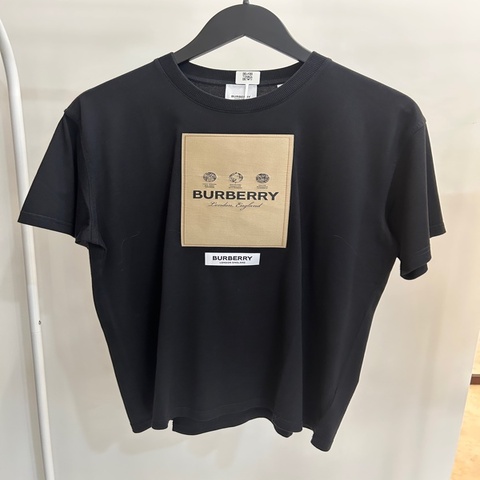 Burberry 黑色 圖騰 T shirt XS號