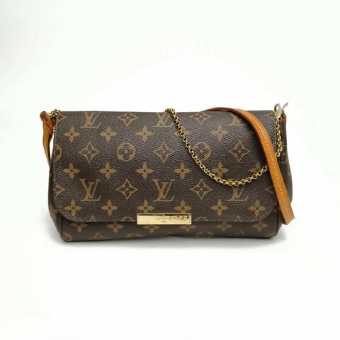 LOUIS VUITTON Favorite大號28老花PVC2015肩背包