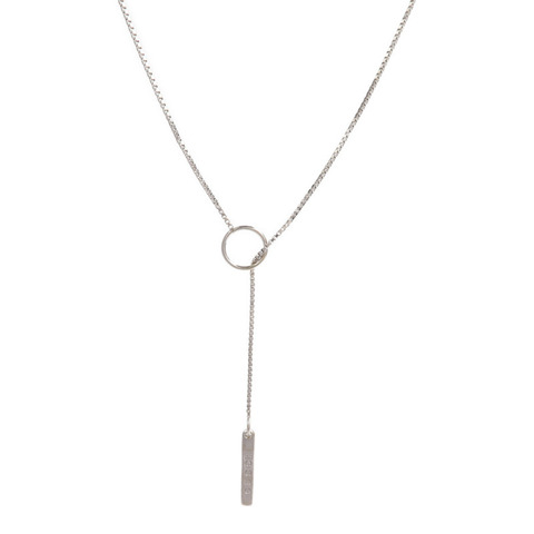 GUCCI 18K白金Link To Love Necklace項鍊
