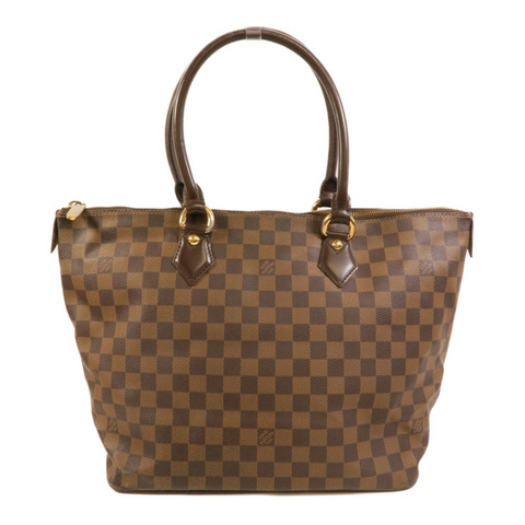 LOUIS VUITTON Damier Saleya MM金扣肩背袋