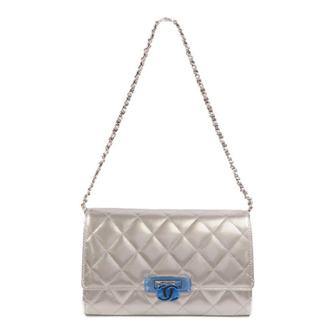 CHANEL 漆皮皮革Wallet On Chain肩背袋