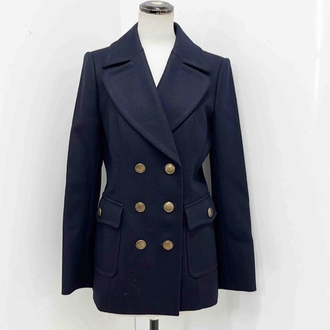 Burberry Tredegar Wool Cloth Pea Coat SIZE 38