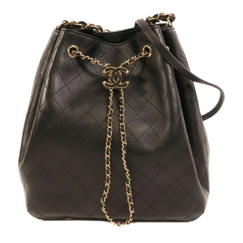 CHANEL 牛皮皮革Bucket Bag肩背袋