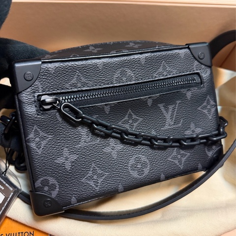 #極新 Louis Vuitton Mini Soft trunk盒子包 芯片款