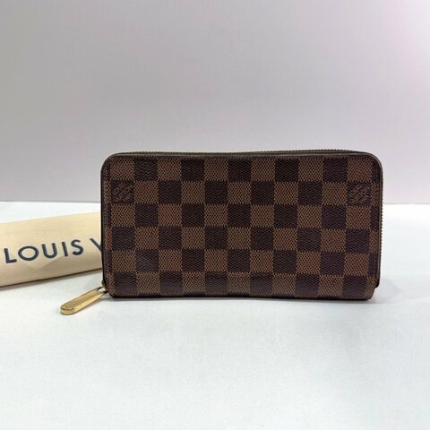 LV Zippy 經典棋盤格拉鍊長夾