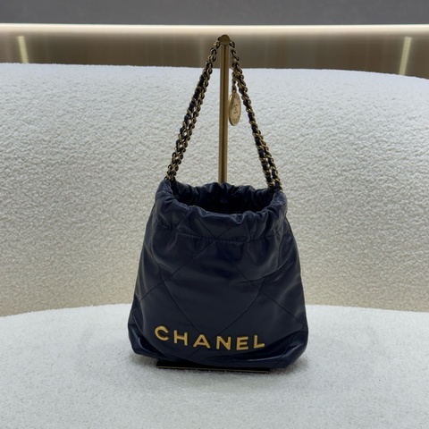Chanel 22Mini 高級深藍色