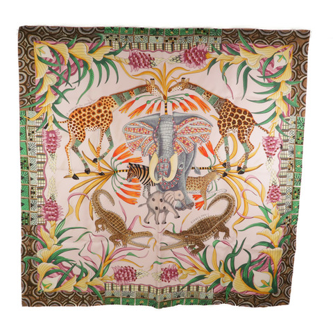 HERMES 絲質Scarf 90x90絲巾