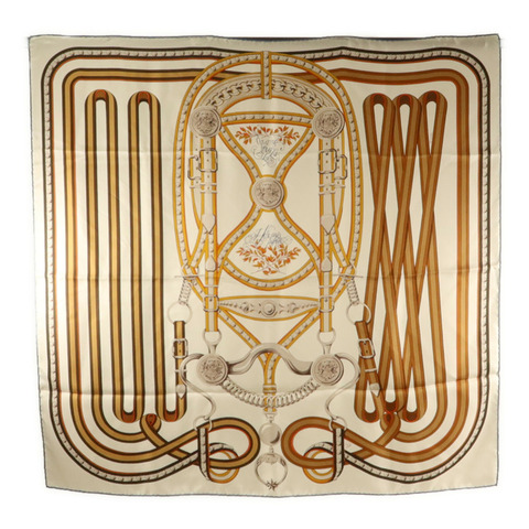HERMES 絲質Scarf 90X90絲巾