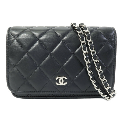 CHANEL 羊皮皮革Chain Shoulder Bag鏈帶肩背袋