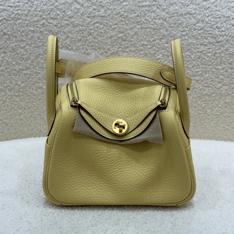 Hermès Mini Lindy 小雞黃2022 U刻