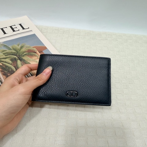 Dior CD Icon 對折零錢短夾