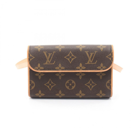 路易威登 Pochette Florentine Monogram 腰包/斜背包/手提包，塗層帆布/皮革，女士，棕色，M51855