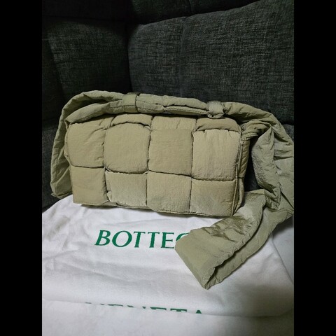 [全新] Bottega Veneta BV 尼龍 cassette 卡其色