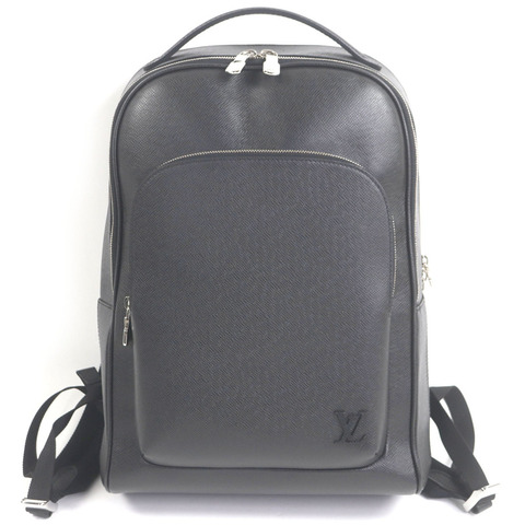 路易威登 M30977 Avenue 雙肩包，Taiga 皮革，LV 標誌，雙肩包，日用包，黑色，法國製造，男士