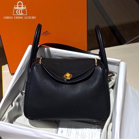 🌈Hermes🧡Lindy 26🧡黑色金扣🌈全新閑置🌟有貼膜🌟有盒🌟lindy26🌟lindy🌟愛馬仕🌟