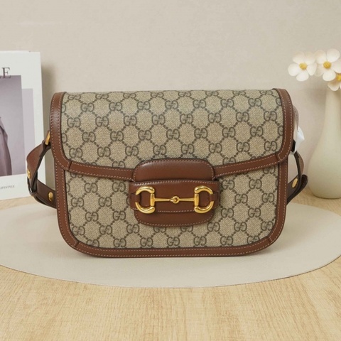 【VUINCA Vintage 價格僅供參考】 GUCCI 1955 馬鞍包 Medium 老花