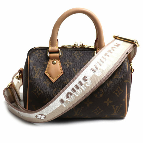 路易威登 Speedy Bandoulière 20 肩背包，米色，M46222，女士