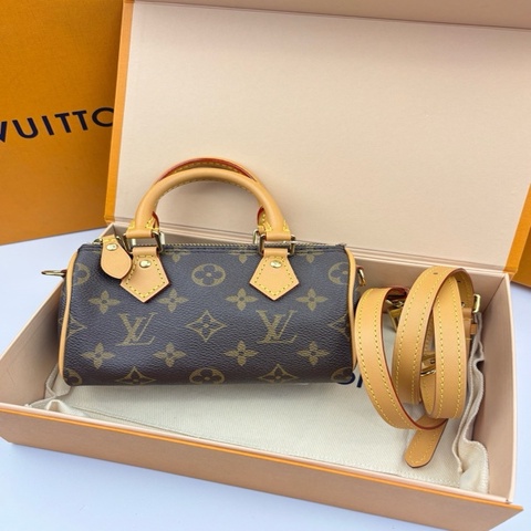 lv speedy nano lv 老花 經典 閒置無使用