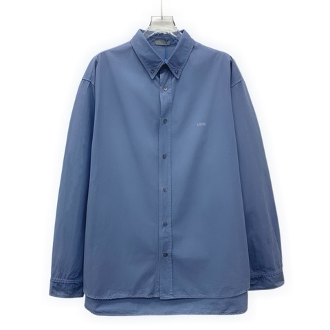 Dior 蓝色长袖衬衫 40码