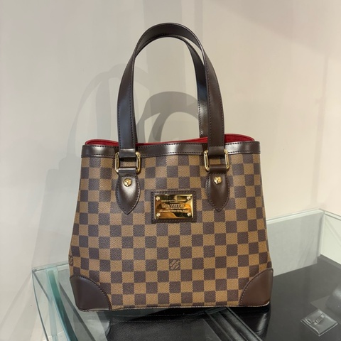 LV 棕色棋盤格帆布Hampstead PM / N51205