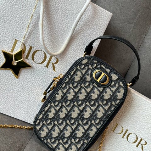 Christian Dior 30 Montaigne 緹花手機包 S2114UTZQ