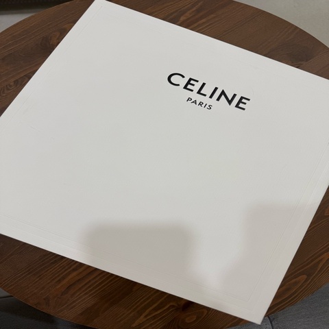 Celine TEEN CELINE LULU標誌印花及牛皮革手袋