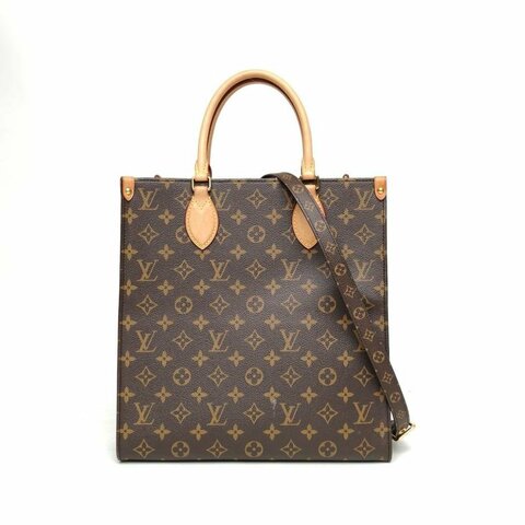 LOUIS VUITTON SACPLAT琴譜包小號老花PVC晶片肩背包