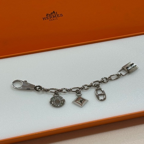 HERMÈS Limited Edition Olga Bag 銀色掛飾