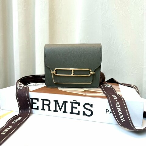 Hermès Roulis Slim錢包 0L積雨雲灰 U Stamp