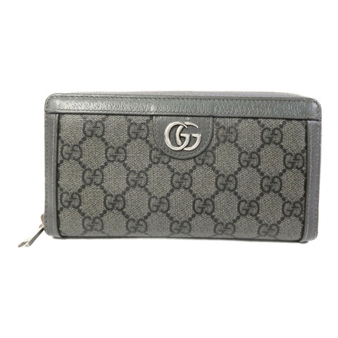 GUCCI 塗層帆布Ophidia GG Supreme Long Wallet長錢包