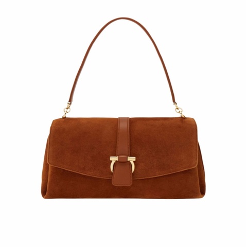Salvatore Ferragamo 女士 前翻蓋單肩包均碼碼27cm*20cm*10cm