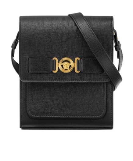 Versace 男士 翻蓋單肩包均碼碼