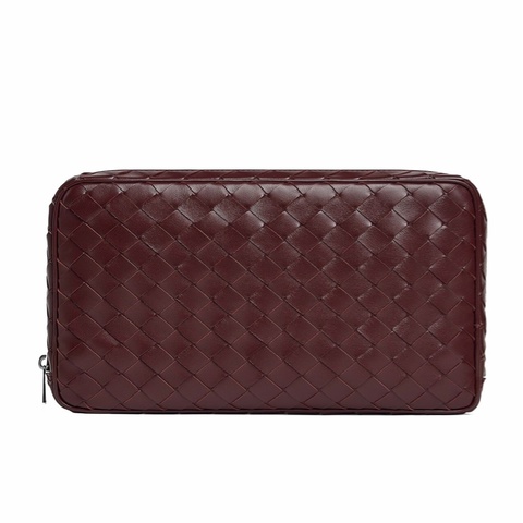 Bottega Veneta 男士 Intrecciato 中號拉鍊收納袋均碼碼中號、22cm*4cm*13cm