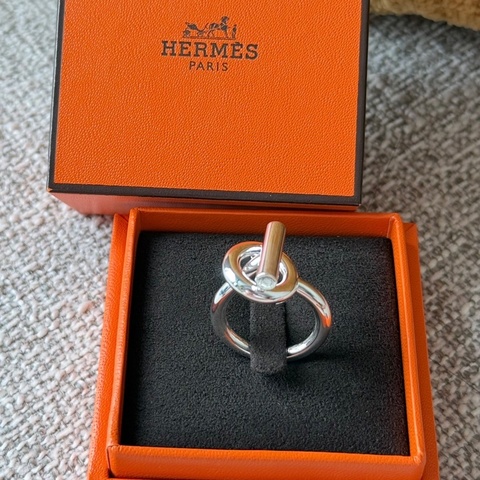 Hermes 925 純銀 Echappee 戒指
