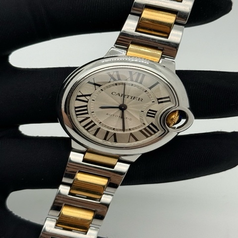 cartier 卡地亞藍氣球間金W6920099機械女士腕表表徑33mm 羅馬刻度