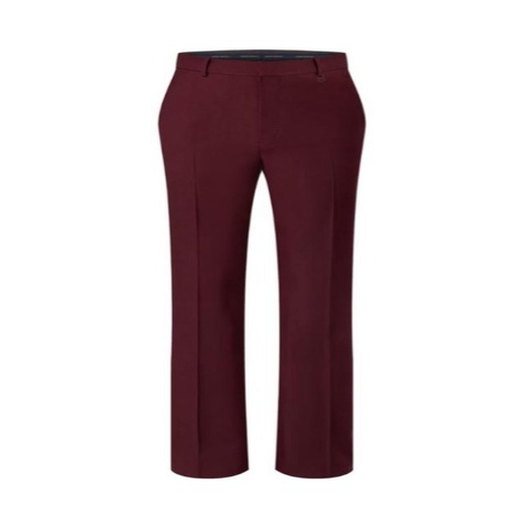 Louis Vuitton burgundy wool flared pants 52 長褲