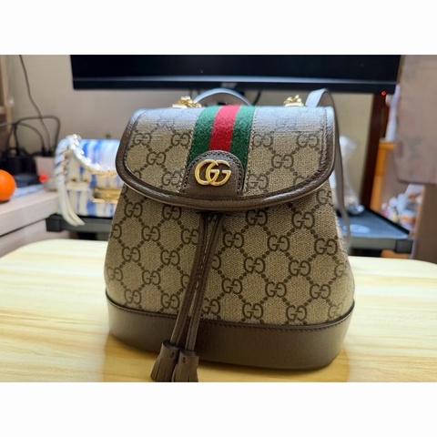 Gucci 經典Ophidia GG mini backpack 迷你後背包 二手95新