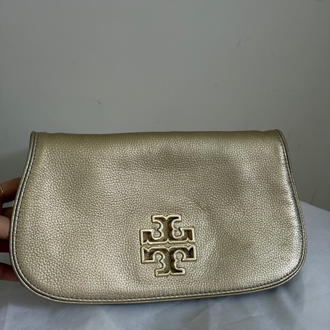 Tory Burch 金色豌豆斜肩包