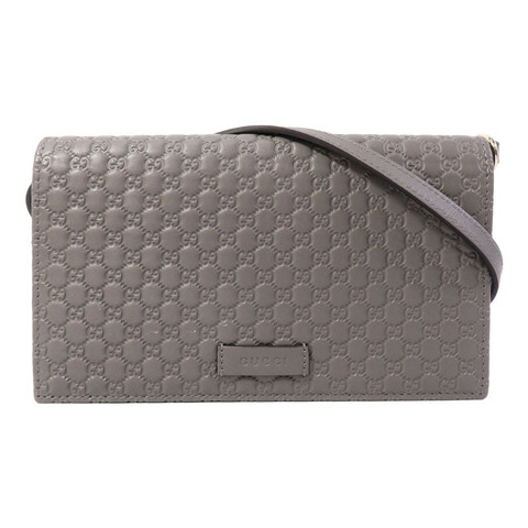 GUCCI 牛皮皮革Wallet On Chain肩背袋