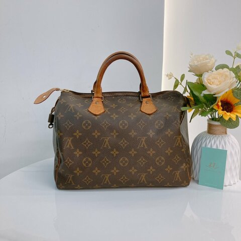 MS0741	Louis Vuitton 路易威登經典花紋手提包包  Speedy 30 Canvas Monogram