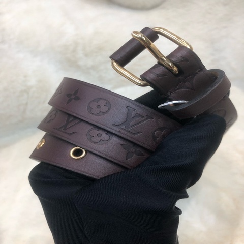 LV Monogram 啡色皮帶 38Size IA640