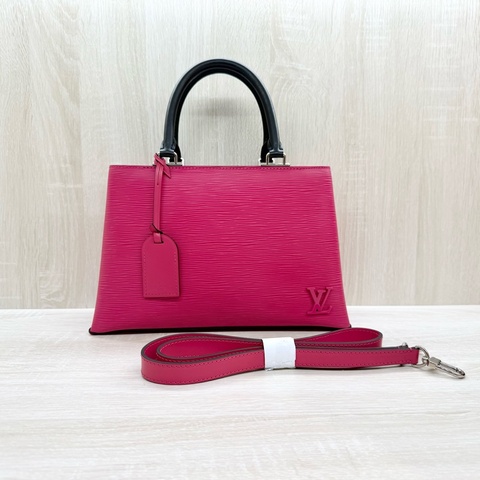 LV🩷桃紅色EPI Kleber pm手提側背包